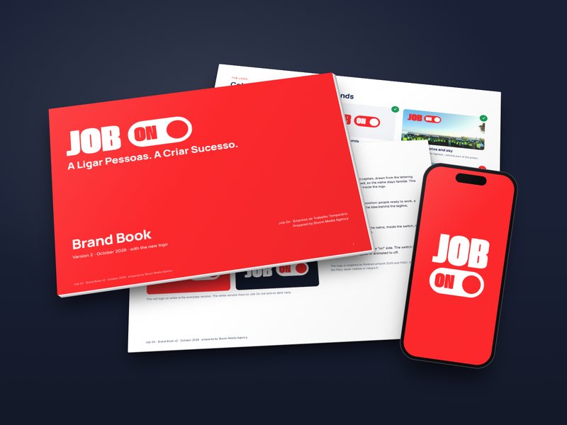 Brand book e novo logótipo da Job On